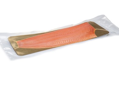 Koud gerookte zalmzijde 1 kilo gesneden