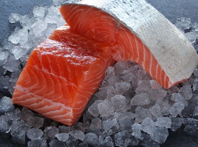 1 kilo verse zalmmoten (bevroren)