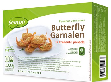 Butterfly garnalen 1 kilo