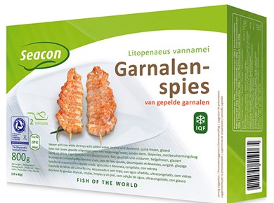 Garnalen spiesjes 1 kilo