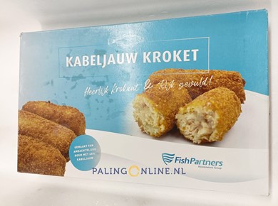 Kabeljauw kroketten doos 20 stuks