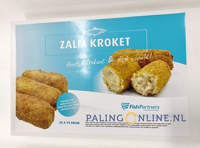 Zalm kroketten doos 20 stuks