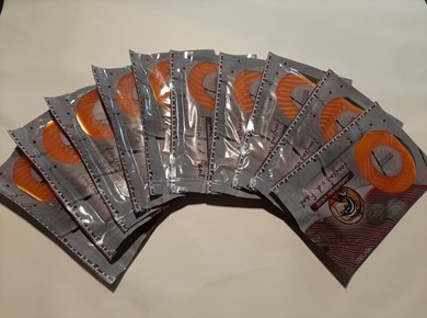 10 pakjes 100 gram koud gerookte NOORSE ZALMFILET